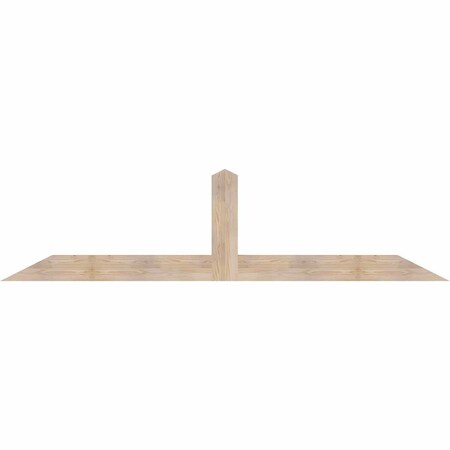 Ekena Millwork Portland Smooth Timber Gable Bracket, Douglas Fir, 96"W x 24"H x 3 1/2"D x 5 1/2"F, 6/12 Pitch GBW096X24X0406POR00SDF